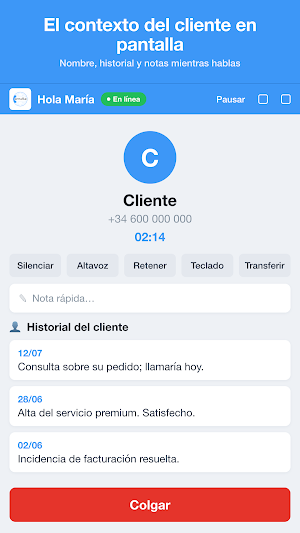 Softphone Gtphone Screenshot 0