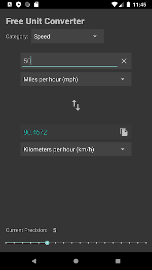 Free Unit Converter Screenshot 0