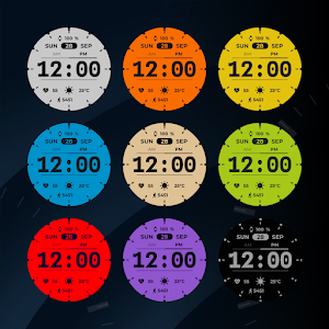 Clear Type - watch face Screenshot 2