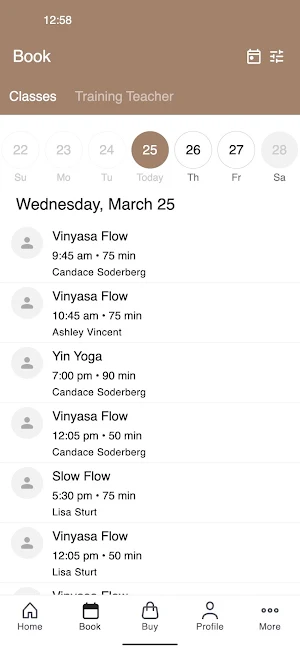 Cornerstone Yoga Collective Screenshot 1