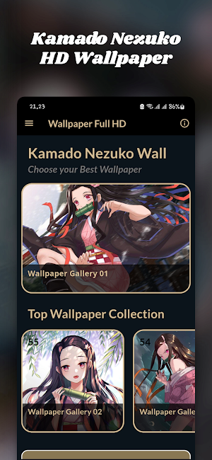 Kamado Nezuko Wallpaper HD 4K Screenshot 1