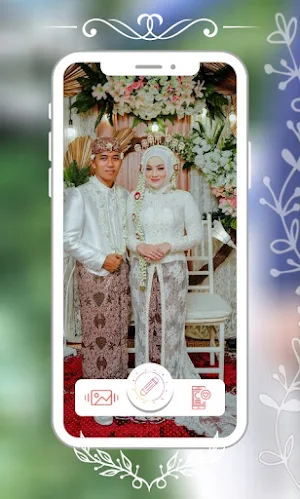 Couple Bridal Hijab Selfie Screenshot 1