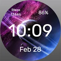 Neon Space - Watch Face