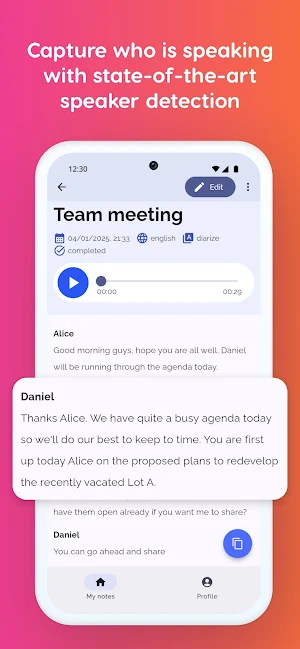 Scribe: Speech-to-text Screenshot 3