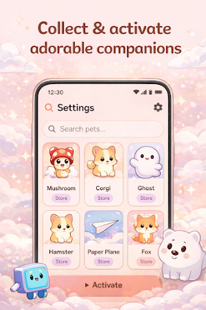Shimeji Friend – Cute Pets Screenshot 1