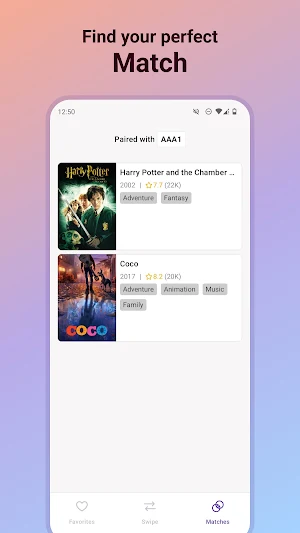 Movie Swiper Screenshot 2