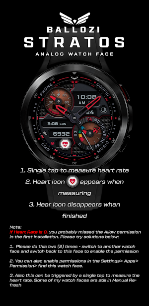 BALLOZI STRATOS Watch Face Screenshot 3