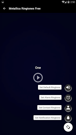 Metallica Ringtones Free Screenshot 2