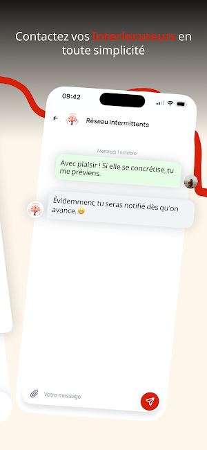Réseau Intermittents Screenshot 1