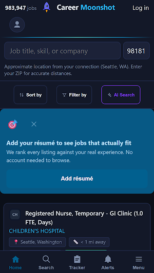 Career Moonshot Screenshot 2