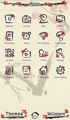 Japanese Style-Sumie Plum Screenshot 1