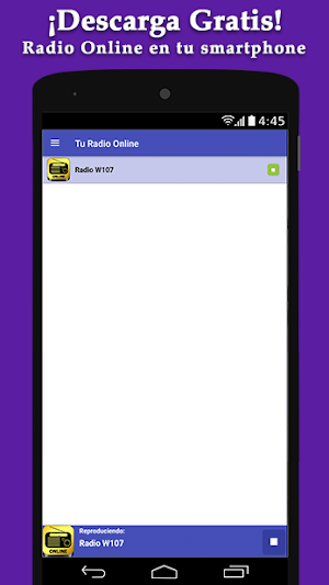 Radio W107 - Radio Online Screenshot 1