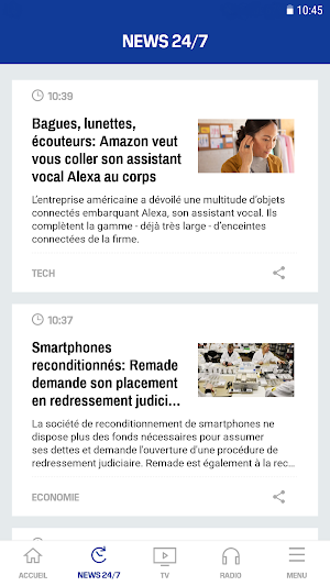 BFMTV - Actualités France et monde & alertes info Screenshot 1