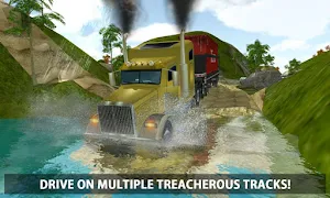 Extreme Off-Road 4x4 Logging Truck: Highway Driver Screenshot 0