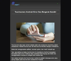 resolve the touchscreen error Screenshot 1