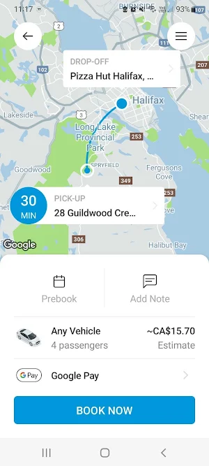 Extra Care Taxi Screenshot 2