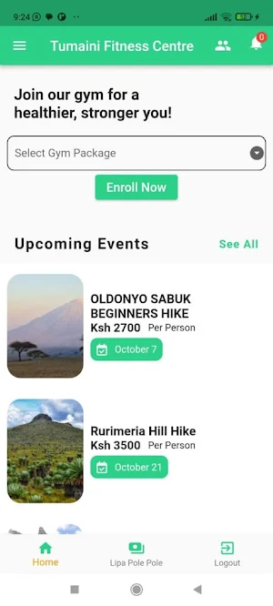 Tumaini Fitness Centre Screenshot 1
