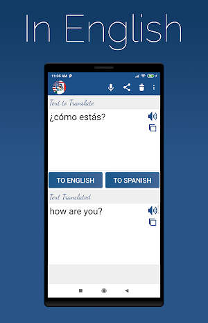 Spanish English Translator Screenshot 1