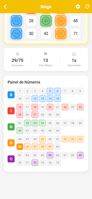 Bateu Bingo Screenshot 1