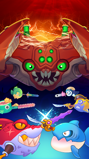 Sword Fish.IO: Fish Clash Screenshot 0