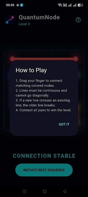 QuantumNode: Logic Puzzle Screenshot 1