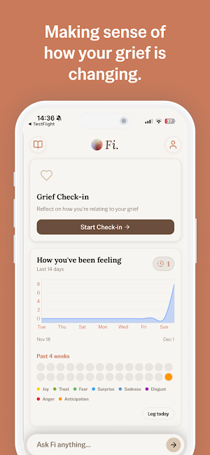 Fi: Grief & Loss Support Screenshot 1