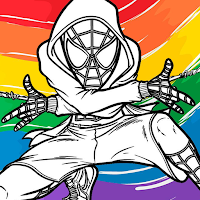 Miles Morales Coloring Game