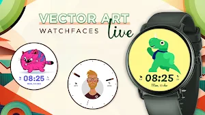 Vector Art Live Watch Faces Screenshot 1