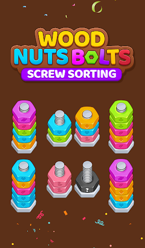 Wood Nuts Bolts: Screw Sorting Screenshot 0