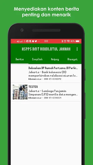 KSPPS BMT ROUDLOTUL JANNAH Screenshot 0
