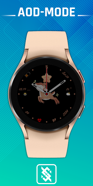 BFF4- Cute Deer watchface Screenshot 1