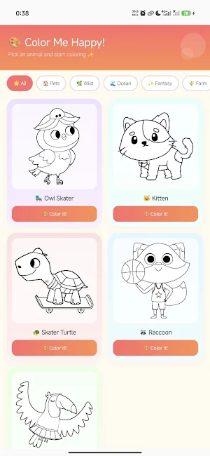 Kids Coloring Book Games Screenshot 2