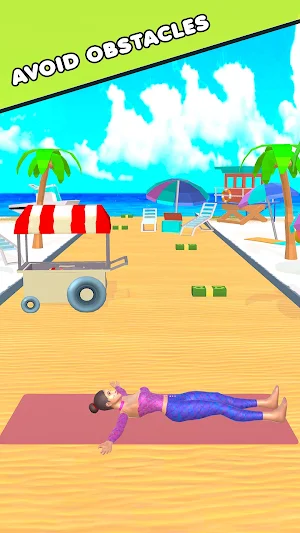 Yoga 3D Workout - Flex Run Screenshot 0