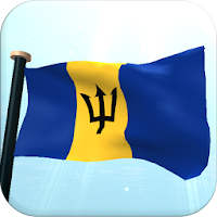 Barbados Flag 3D Wallpaper