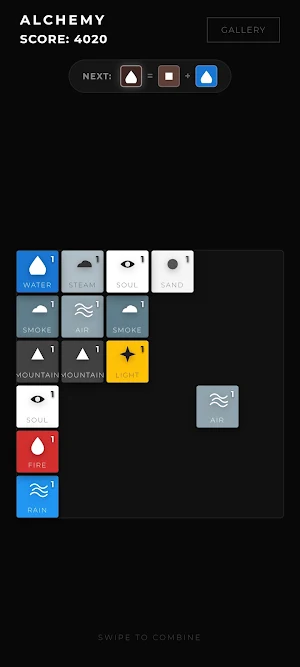 2048 Element Merge Game Screenshot 2