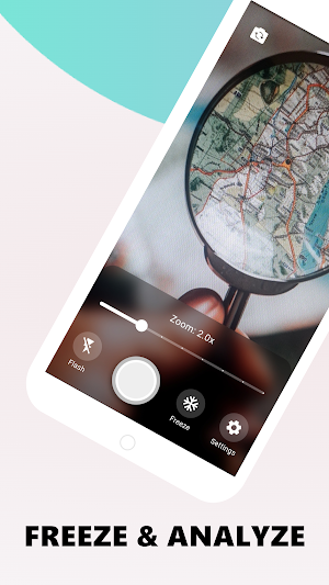 Magnifier App with Light Zoom Screenshot 2