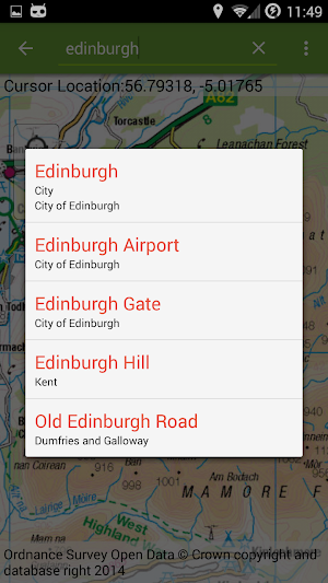 GB Offline Road Map - OS Based Screenshot 2