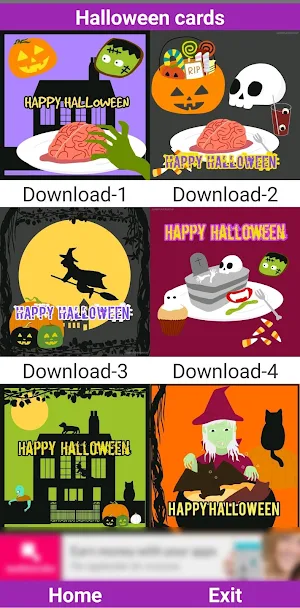 Happy Halloween cards Screenshot 0