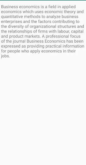 Business Economics Screenshot 1