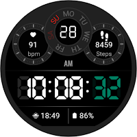 LCD Watch Face