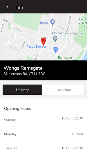Wongs Chinese Takeaway - Ramsgate Screenshot 3