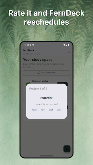 FernDeck: Flashcard Study Screenshot 2