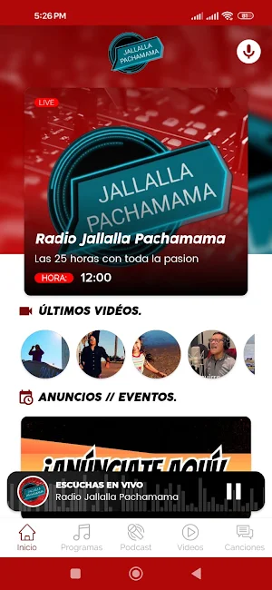 Radio Jallalla Pachamama Screenshot 0