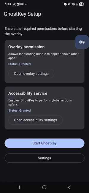 GhostKey Screenshot 0