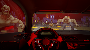 Zombie Shooter Drift Car Games Screenshot 2