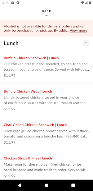 WingHouse Bar + Grill Screenshot 2