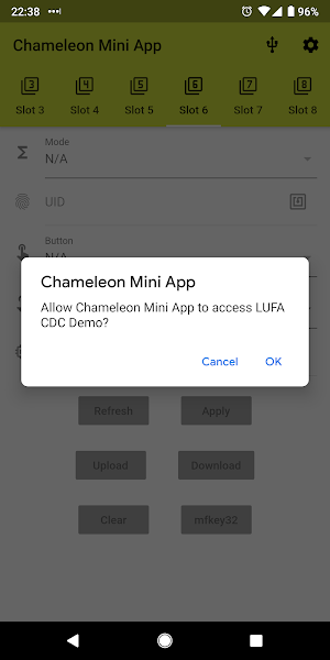 Chameleon Mini App Screenshot 0