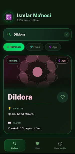 Ismlar Ma'nosi Screenshot 1