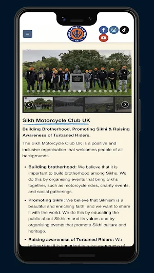 Sikh Motorcycle Club UK Screenshot 0