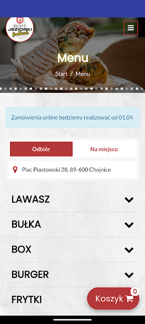 KEBAB PORT JEZIORKI FOODTRUCK Screenshot 0